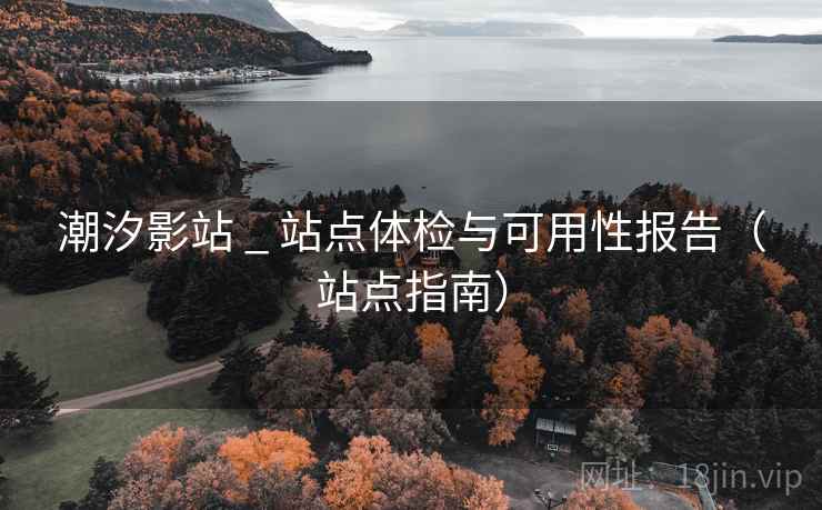 潮汐影站 _ 站点体检与可用性报告（站点指南）